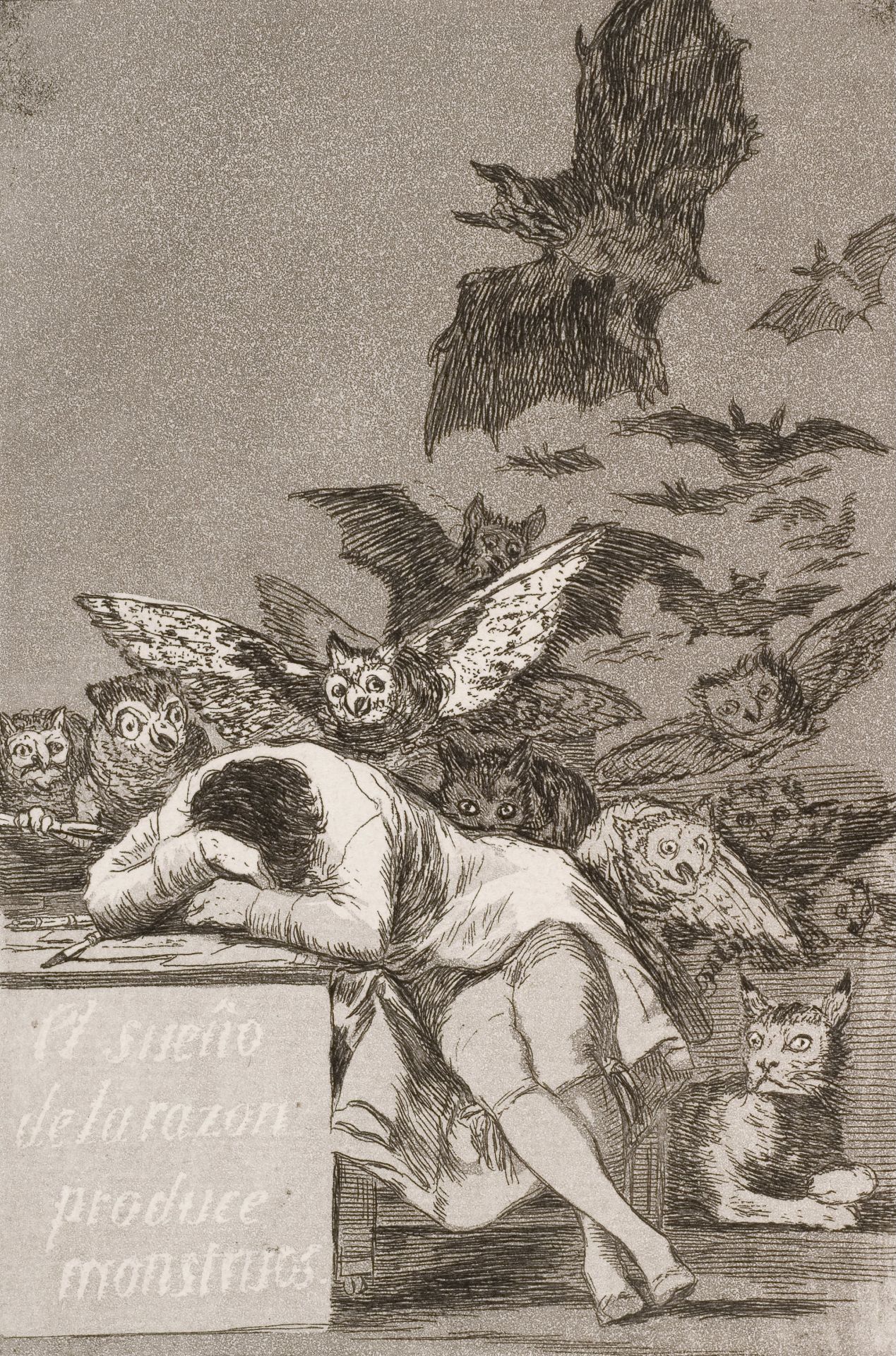 Francisco de Goya - The Sleep of Reason Produces Monsters 